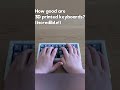 How good is this 3D printed keyboard?  #keyboard #mechanicalkeyboard #customkeyboard #3dprinting