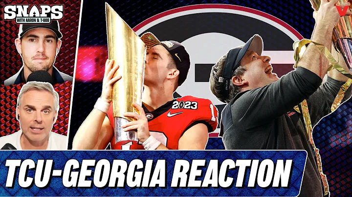 Colin Cowherd reacts to Georgia, Kirby Smart, Stet...