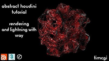 Abstract Organic Form in Houdini - Part 2 // Rendering with V-Ray