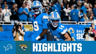Lions Offense Goes Off In 52-6 Win Lions Vs. Jaguars Week 11 Nfl Highlights
