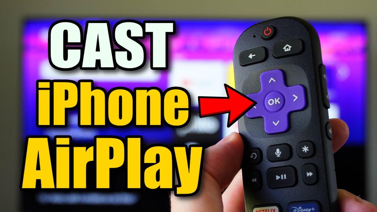 How to use AirPlay for Screen Mirroring iPhone to TV on Roku TV
