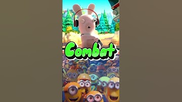 Rabbids VS Minnions #illumination #edit #rabbidsinvasion #meme