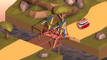 Poly Bridge 2: Escalating Bridges (3-13, 3-14, 3-15, 3-16) [24]