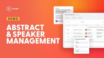 The ABSOLUTE BEST Way to Manage Abstract Submissions and Speaker Lineups