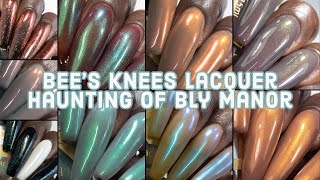 Bee's Knees Lacquers | Haunting of Bly Manor Live Swatch & Review || Nicole Loves Nails