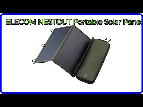 RECENSIONE (2026): Pannello solare portatile ELECOM NESTOUT. Dettagli ESSENZIALI.