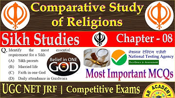 Sikh Religion MCQs | Comparative Study of Religions | UGC NET JRF | Religious Studies | Chapter-08