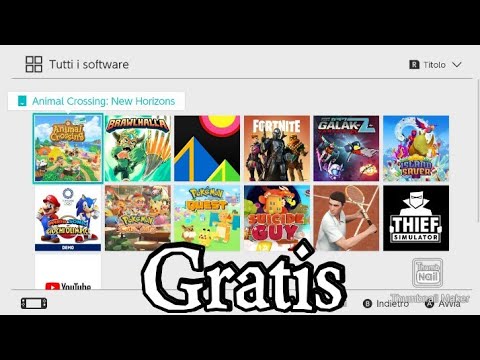 COME INSTALLARE GIOCHI GRATIS SU NINTENDO SWITCH