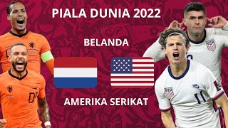 Belanda VS Amerika Serikat Jadwal Piala Dunia Malam Ini 3 Desember 2022 16 Besar