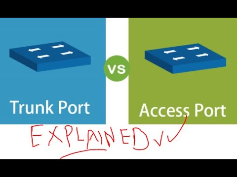 11. How to Configure Trunk and Access Switchport Modes - YouTube