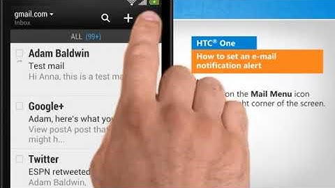 How to Set an Email Notification Alert on HTC One