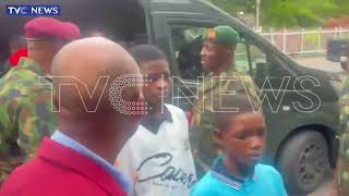 Breaking: Rescued Oriire Vicitms Arrive At Oyo Governor's Office In Ibadan