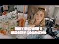 BABY SHOWER, ORGANIZING THE NURSERY | maternity leave vlog