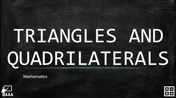 IDENTIFY TRIANGLES AND QUADRILATERALS   | Mathematics Grade 4