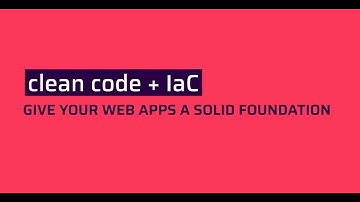Infrastructure as Code (IaC) & Clean Code in Cloud Native Apps with Sonar
