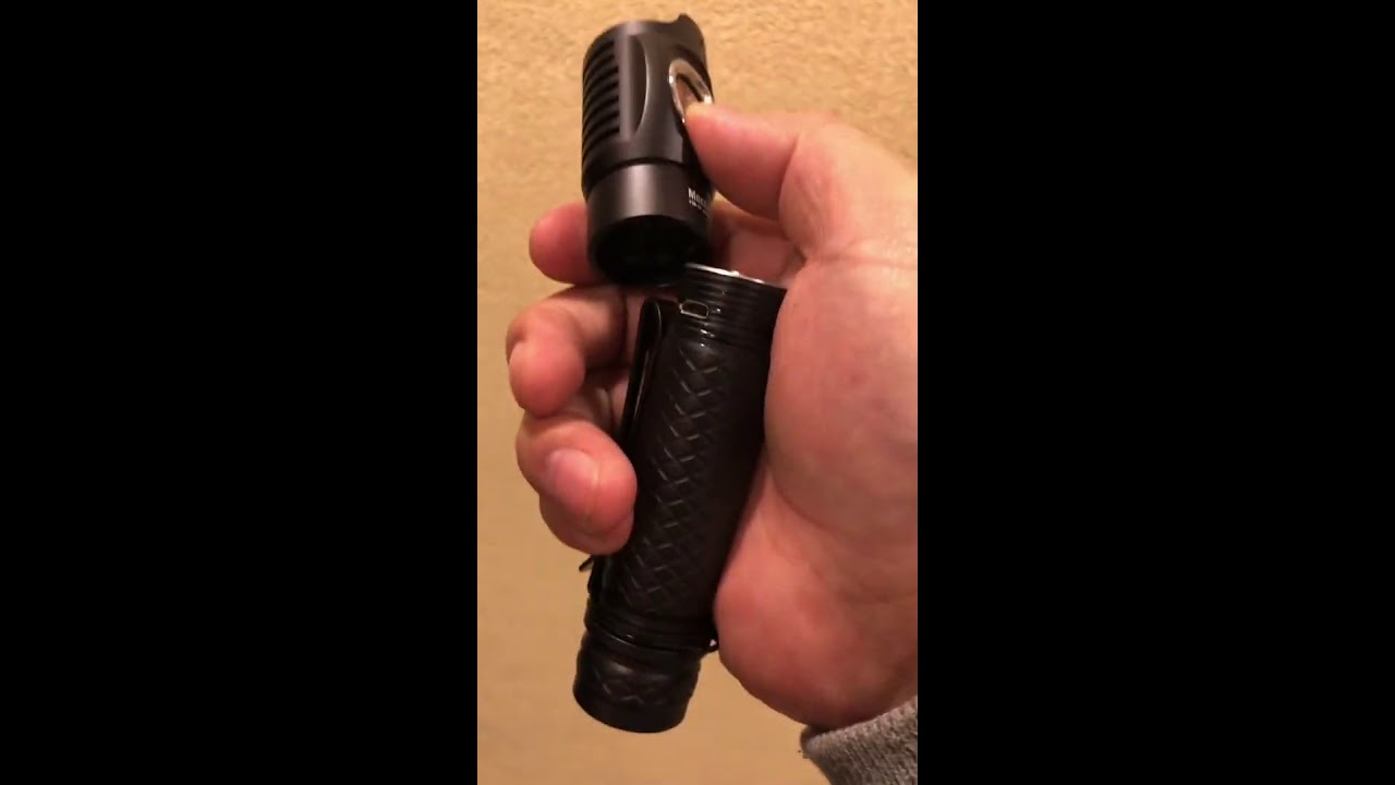 MecArmy FM18 Flashlight~ upgraded version, changed the swtich