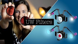 FILTERS FOR UNDERWATER VIDEOGRAPHY (Red Filter, Magenta Filter, Ambient Light Filter)