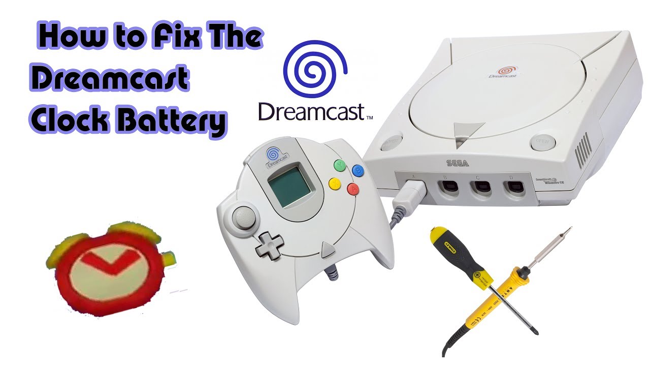 How to Fix the Dreamcast Clock Battery 🎮 YouTube