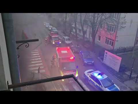 Explozie urmată de incendiu, în Focșani 