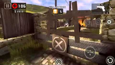 Dead trigger 2 mp5k, cz 75 & wrench level 57 gameplay iOS on hard