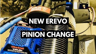 How To Change New Traxxas ERevo 2.0 VXL Pinion