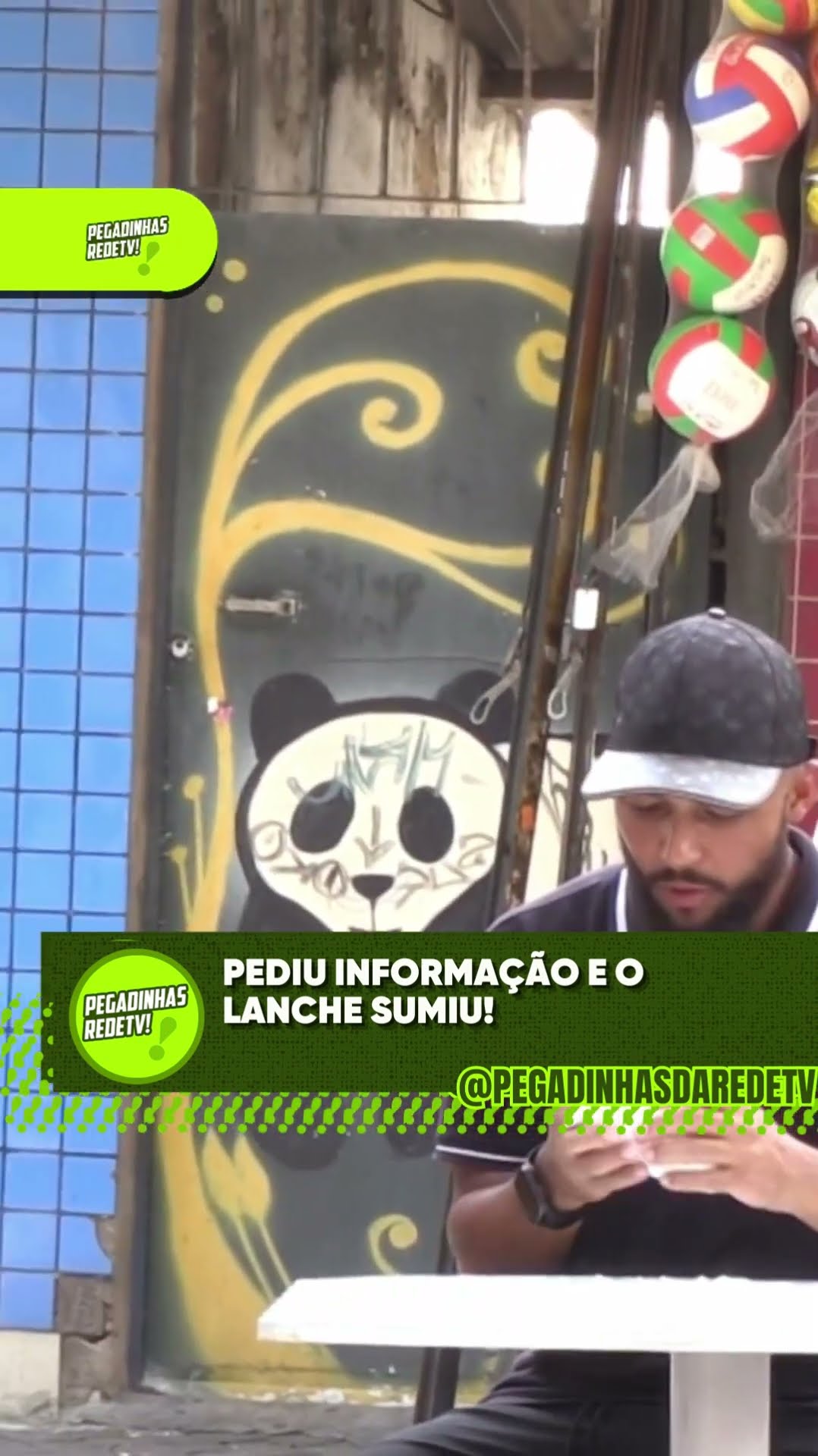 PEDIU INFORMAÇÃO E O LANCHE SUMIU! - PEGADINHAS DA REDETV!
