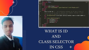 What is CSS Id and Class Selectors | CSS Tutorial For Beginners In Hindi