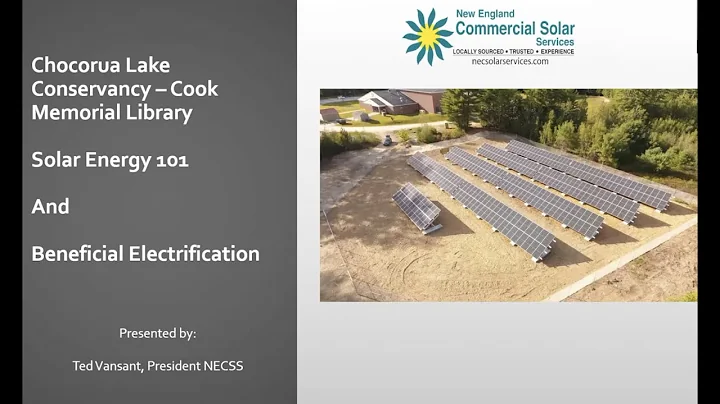 Solar Energy 101 & Beneficial Electrification with...