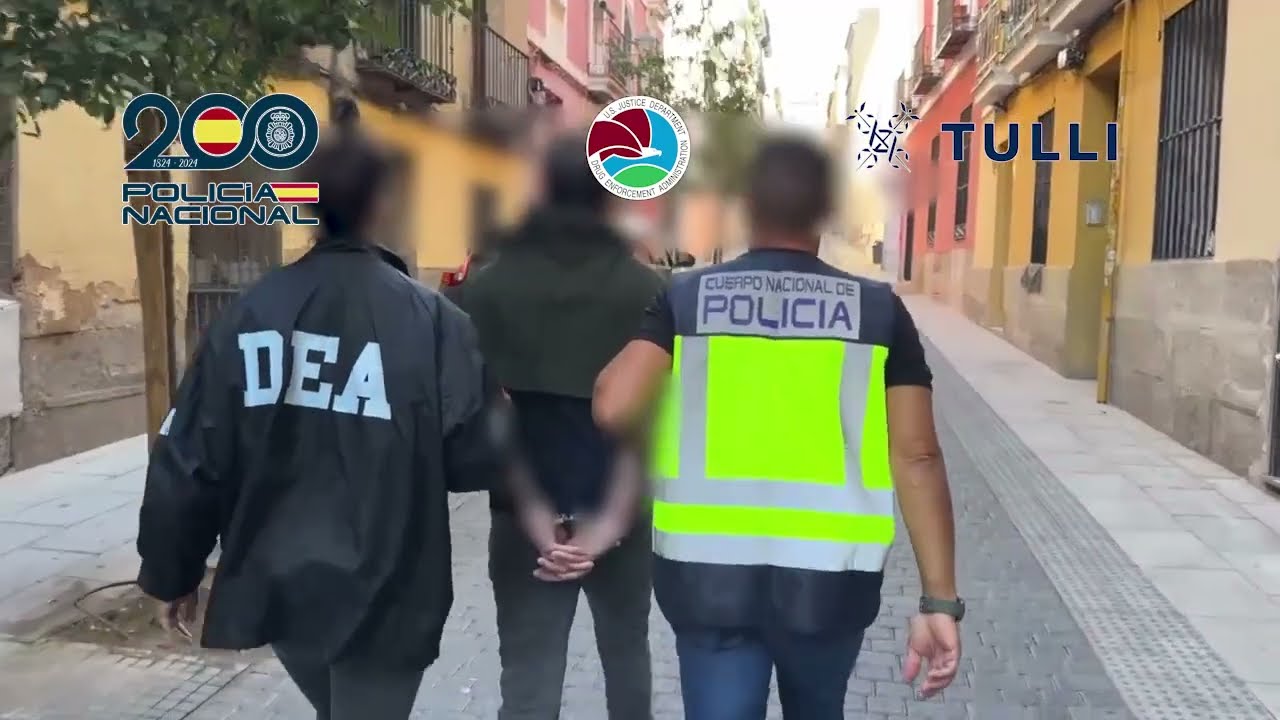 Operación WASHIMA por DEA y Policía Nacional detienen 9 personas e incautan dinero y droga sintética