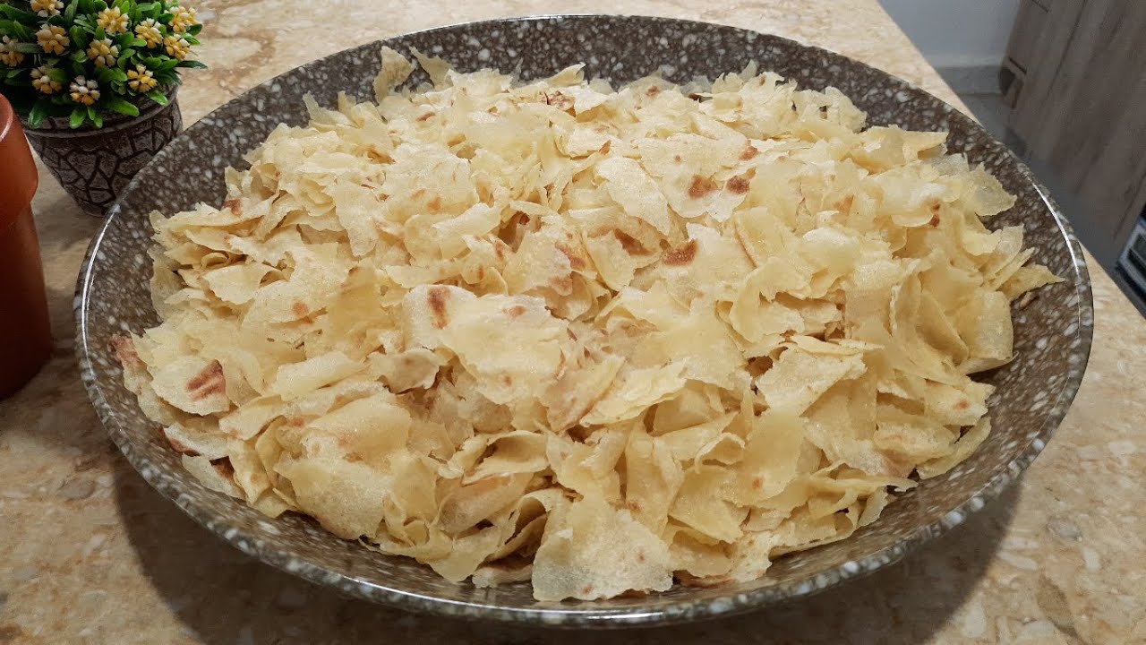 عجينة الشخشوخة المسيلية او لفتات Pâte pour chakhchoukha de Msila