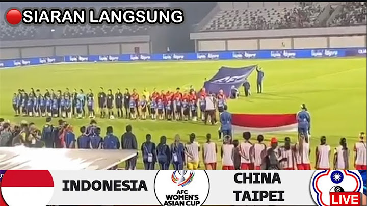 🔴SIARAN LANGSUNG . INDONESIA VS CHINA TAIPEI . KUALIFIKASI PIALA ASIA 2026 . LAGA HIDUP MATI