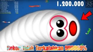 TIDAK TERKALAHKAN !! Main Cacing 1.2 jt Score - WORMS  ZONE !!