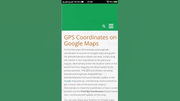 How to find exact Lat & Long from GPS Coordinates