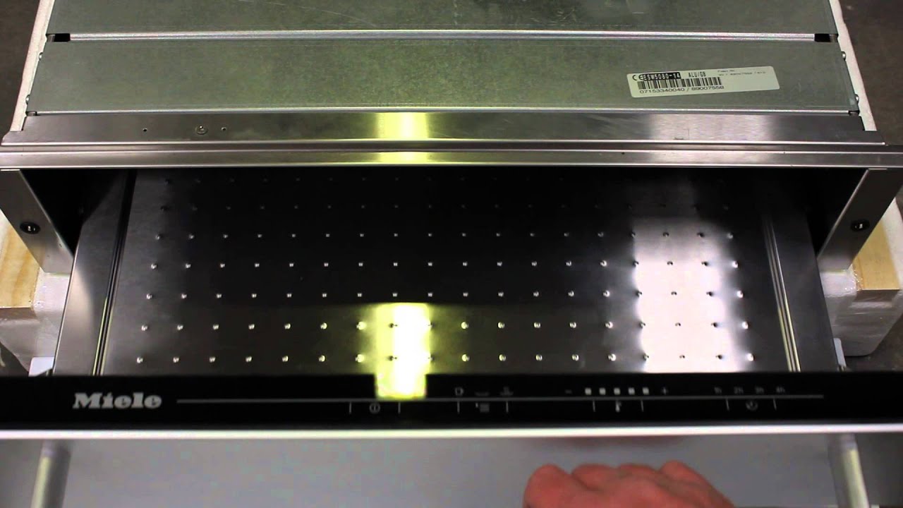Miele ESW 508014 Warming Drawer YouTube