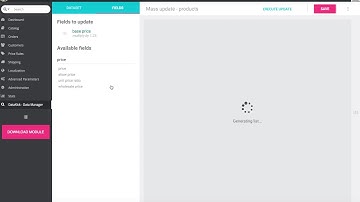 Prestashop: Mass update price of your product