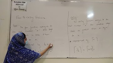 floor and ceiling functions