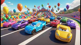 Fünfzehn kleine Spielzeugautos machen Vroom Vroom Vroom | Actionreiches Autolied &amp; Zählen