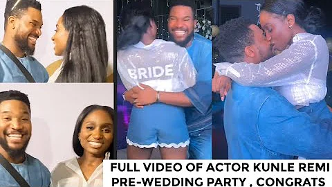 Full video of Bimbo Ademoye suprise pre-wedding party for her bestie Kunle Remi