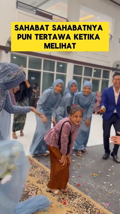 momen lucu ketika bocil joget di pesta pernikahan bikin ngakak ‼️#ngakak #lucu #joget #goyang #kocak
