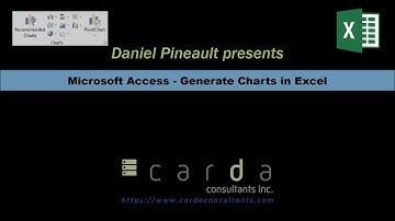 Microsoft Access - Generate Charts in Excel
