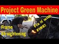 Straightening Frame Rails:  Project Green Machine 1995 F250