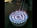 Lyroe Casting Iron Lpg &amp; Ng Gas Jet Burner For Food Equipment With 50 Nozzles