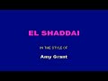 Amy Grant   El Shaddai Karaoke