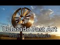 Colorado post art  man in the maze