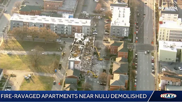 Fire ravaged apartments near NuLu demolished