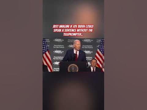 Just imagine Joe Biden without the teleprompter.. #lol #funny # ...
