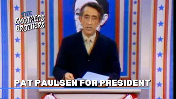 Pat Paulsen For President | Pat Gets Emotional | The Smothers Brothers Comedy Hour