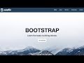 Responsive Bootstrap Website Tutorial With Full Screen Landing Page