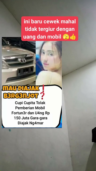 cupi cupita tolak tawaran mobil dan uang 150 juta #shorts #youtubeshorts #trending #viralvideo #fyp