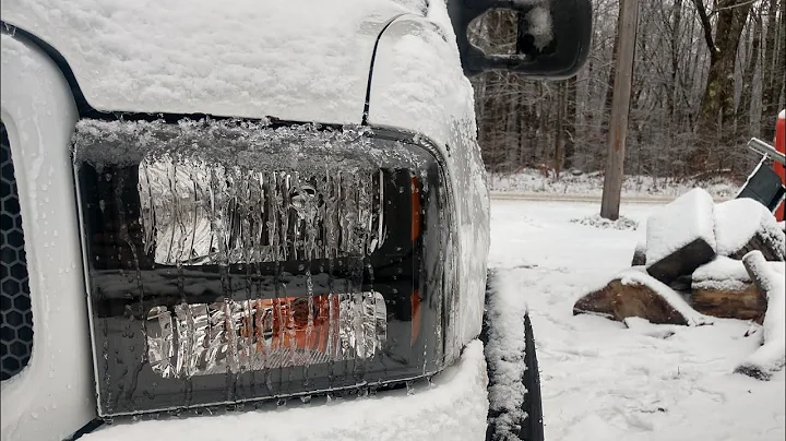 First Snow! 7.3 Powerstroke Cold Start